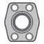 Picture of 4-Bolt Hydraulic Flanges and Components - 16W4Q1BSX
