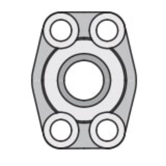 Picture of 4-Bolt Hydraulic Flanges and Components - 12W6Q1BSX