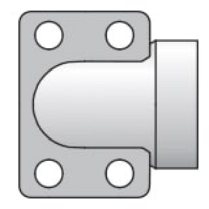 Picture of 4-Bolt Hydraulic Flanges and Components - 16-12W6EQ1PSX