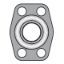 Picture of 4-Bolt Hydraulic Flanges and Components - 32WB1Q1PSX