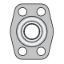 Picture of 4-Bolt Hydraulic Flanges and Components - 12WB5Q2PSX