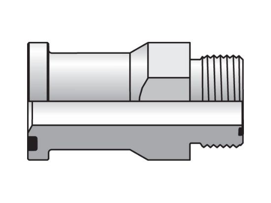 Picture of Seal-Lok Flange Straight Flange Adapter LOHQ2 - 16 LOHQ2-S FKM