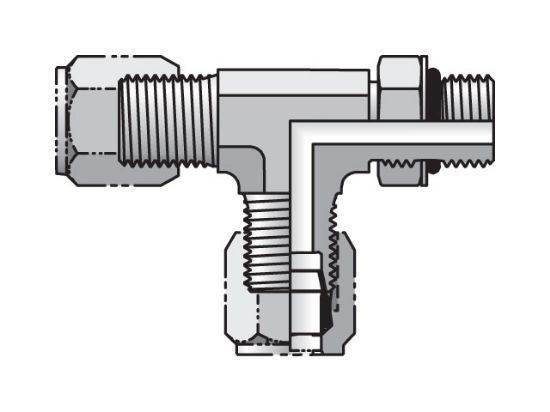 Picture of Ferulok Tee R5BU - 16 R5OU-S