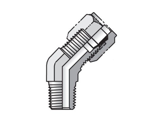 Picture of Ferulok 45° Elbow VBU - 16 VU-S