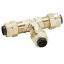 Picture of Brass Compression Fittings for Thermoplastic and Soft Metal Tubing - Poly-Tite. - 164P-4