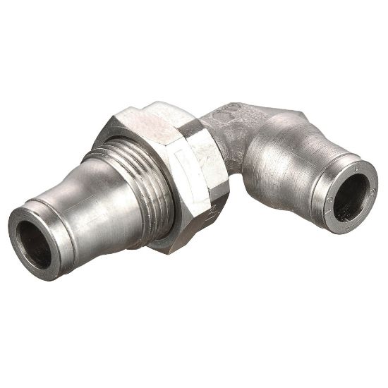 Picture of Electroless Nickel Plated Brass Push-to-Connect Fittings - Prestolok PLM - 165PLMBH-8M