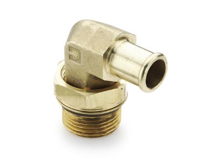 Picture for category Beaded Hose Barb Elbow to SAE Straight Thread 1695HB