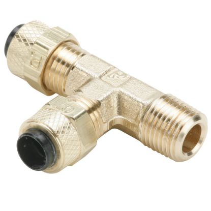 Picture of Brass Compression Fittings for Thermoplastic and Soft Metal Tubing - Poly-Tite. - 171P-4-2
