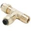 Picture of Brass Compression Fittings for Thermoplastic and Soft Metal Tubing - Poly-Tite. - 171P-4-2