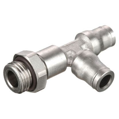 Picture of Electroless Nickel Plated Brass Push-to-Connect Fittings - Prestolok PLM - 171PLM-4M-M5