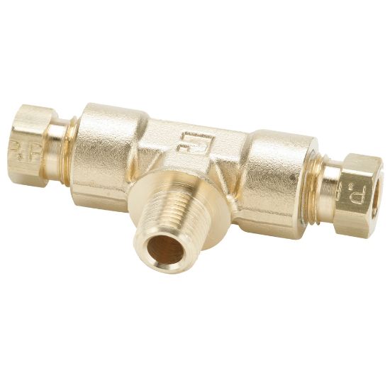 Picture of Brass flareless tube fitting, Hi-Duty - 172HD-4-4