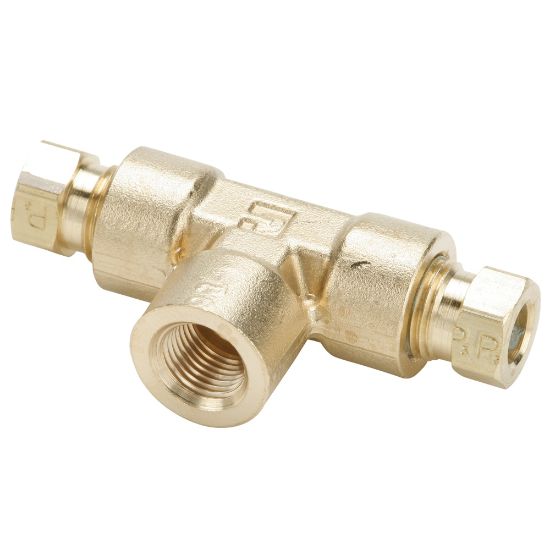 Picture of Brass flareless tube fitting, Hi-Duty - 177HD-4-2