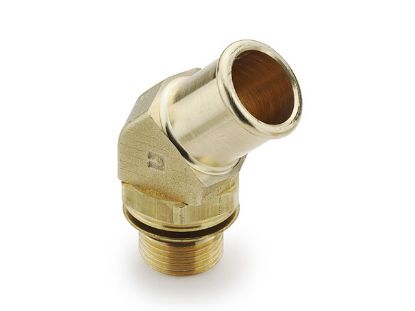 Picture of Beaded Hose Barb 45° Elbow Tube to Straight Thread 1795HB - 1795HB-16-14