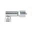 Picture of Crimp Style Hydraulic Hose Fitting - 43 Series Fittings - 1B443-8-8