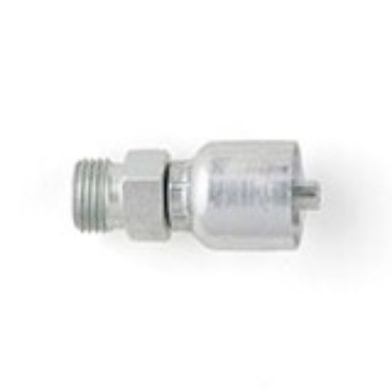 Picture of Crimp Style Hydraulic Hose Fitting - 43 Series Fittings - 1D043-6-4
