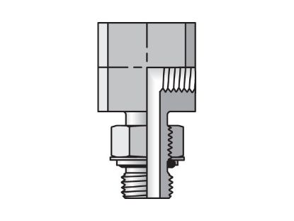Picture of Pipe & Port 90° Elbow A4OEG4M - 2-2A4OEG4MS
