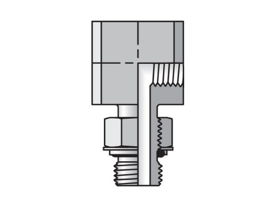 Picture of Pipe & Port 90° Elbow A4OEG4M - 2-2A4OEG4MS