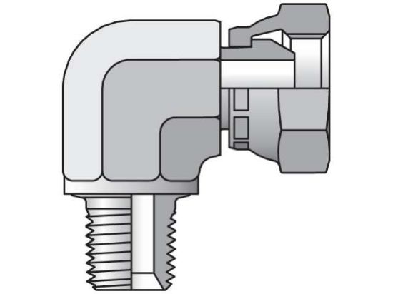 Picture of Pipe Swivel 90° Elbow 2107 - 2107-4-4 BP