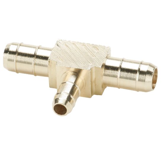 Picture of Brass Pneumatic Hose Barbs for Tubing, Dubl-Barb - 224-8-8-6