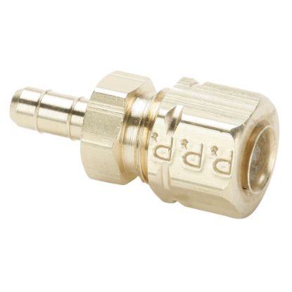 Picture of Brass Pneumatic Hose Barbs for Tubing, Dubl-Barb - 22CA-4-4