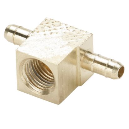 Picture of Brass Pneumatic Hose Barbs for Tubing, Dubl-Barb - 237-4-2
