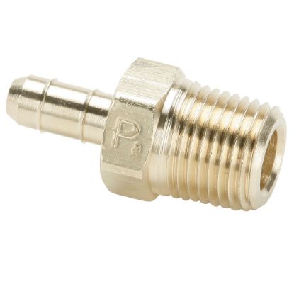Picture of Brass Pneumatic Hose Barbs for Tubing, Dubl-Barb - 28-4-1