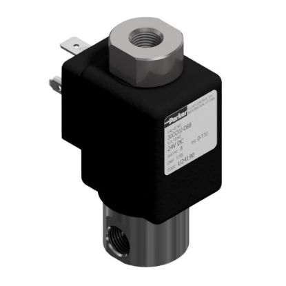 Picture of Parker 3-Way Universal, 1/8" NPT General Purpose Solenoid Valves - 30CU02GV4D6B