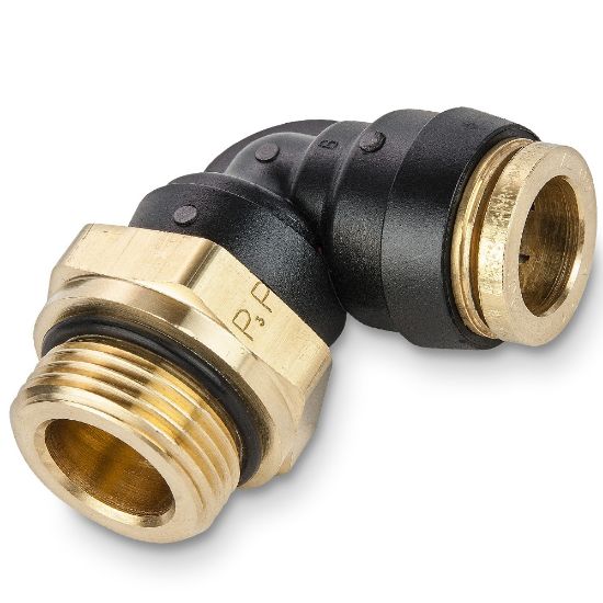 Picture of Air Brake D.O.T. composite & brass push-to-connect fittings - PTC & PTCR - 369PTCR-4-MA16