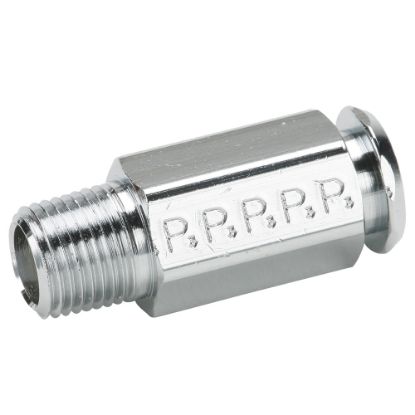 Picture of Chrome plated brass couplers for thermoplastic and soft metal tubing, Poly-tite - 391P-4-2