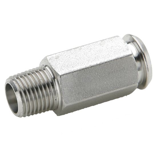 Picture of Chrome plated brass couplers for thermoplastic and soft metal tubing, Poly-tite - 391PSS-4-2