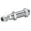 Picture of 392P-4-4 - Chrome plated brass couplers for thermoplastic and soft metal tubing, Poly-tite
