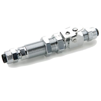 Picture of Chrome plated brass couplers for thermoplastic and soft metal tubing, Poly-tite - 394P-4-4