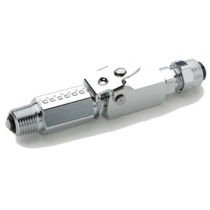 Picture of Chrome plated brass couplers for thermoplastic and soft metal tubing, Poly-tite - 398PD-4-2