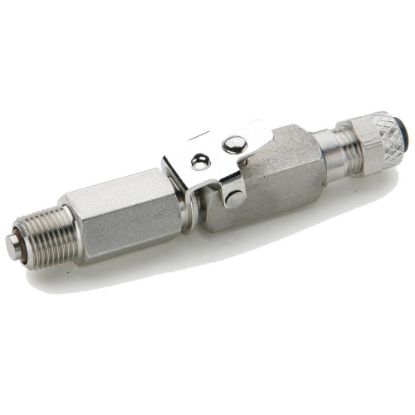 Picture of Chrome plated brass couplers for thermoplastic and soft metal tubing, Poly-tite - 398PDSS-4-2