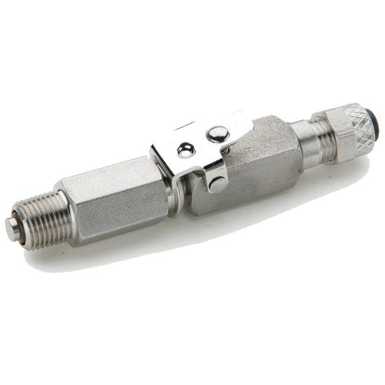 Picture of Chrome plated brass couplers for thermoplastic and soft metal tubing, Poly-tite - 398PDSS-6-4