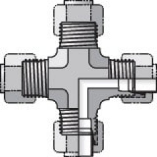 Picture of Intrulok® Brass Flareless Bite Type Fittings - 4 KBI2-B