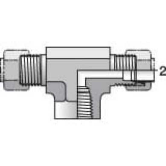 Picture of Intrulok® Brass Flareless Bite Type Fittings - 4 OBI2-B