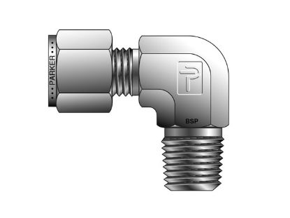 Picture of CPI Inch Tube BSPT Male Elbow - CBZ - 4-2K CBZ-B