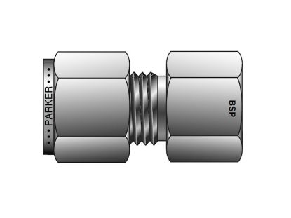 Picture of CPI Inch Tube BSPT Female Connector - GBZ - 4-2K GBZ-B