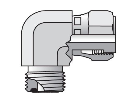 Picture for category Seal-Lok ORFS 90° Elbow C6MLO