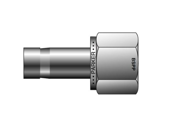 Picture of A-LOK Inch Tube BSPP Female Adapter - FA R - 4FA4R-B