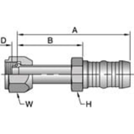 Picture for category A/C Clip Air Conditioning Hose Fitting- 1A Series Fittings