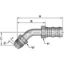 Picture of A/C Clip Air Conditioning Hose Fitting- 1A Series Fittings - 5R1A-10-10