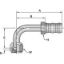 Picture of A/C Clip Air Conditioning Hose Fitting- 1A Series Fittings - 5T1A-6-8