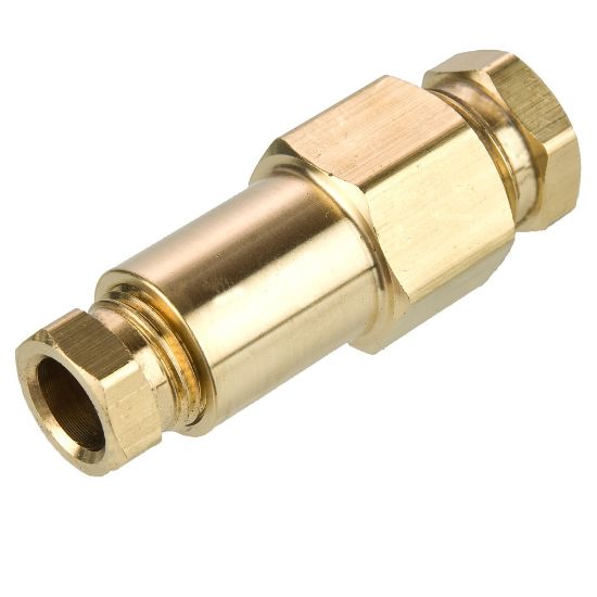 Picture of Brass flareless tube fitting, Hi-Duty - 62HD-8-4