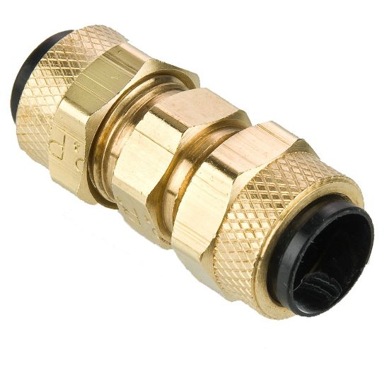 Picture of Brass Compression Fittings for Thermoplastic and Soft Metal Tubing - Poly-Tite. - 62P-6-4
