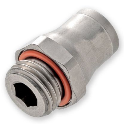 Picture of Push-to-Connect Pneumatic Stainless Steel Fittings - Prestolok PLS - 68PLS-12M-6G