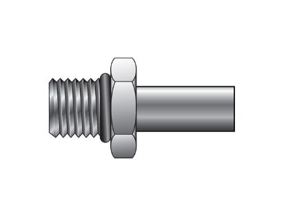 Picture of A-LOK Inch Tube Tube End to SAE Straight Thread Adapter - TUHOA - 6TUHOA4-B