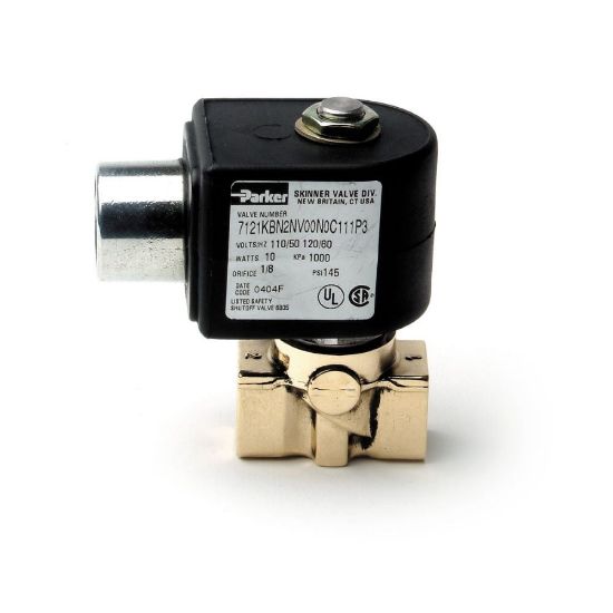 Picture of Parker 2-Way Normally Closed, 3/8" NPT General Purpose Solenoid Valves - 7121KBN3UV00N0C111Q3