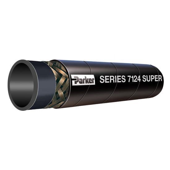 Picture of SUPER-FLEX® 2000 Semi-Hardwall Gasoline Dispenser Hose Factory Assemblies, Series 7124 - 71241BPR-9